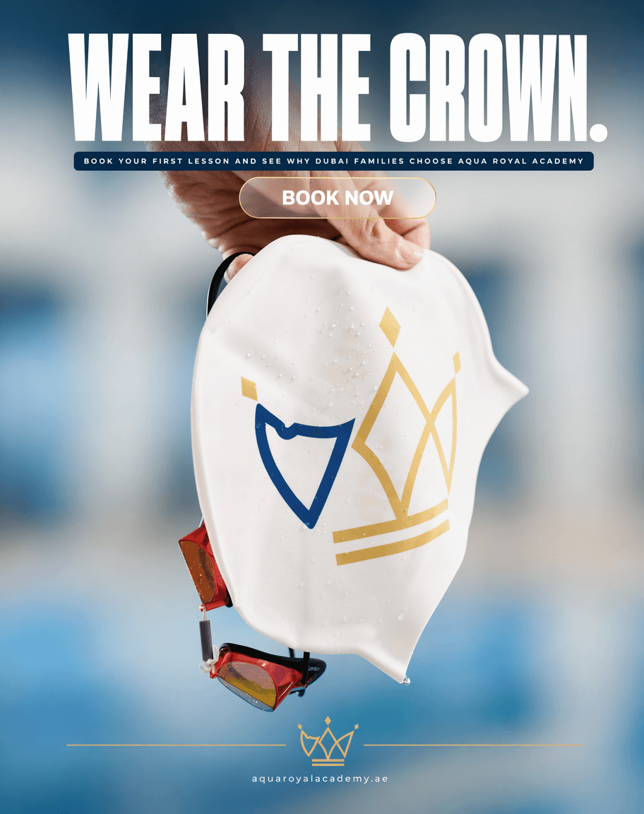 AI reklama · Aqua Royal Academy, plavecká čiapka